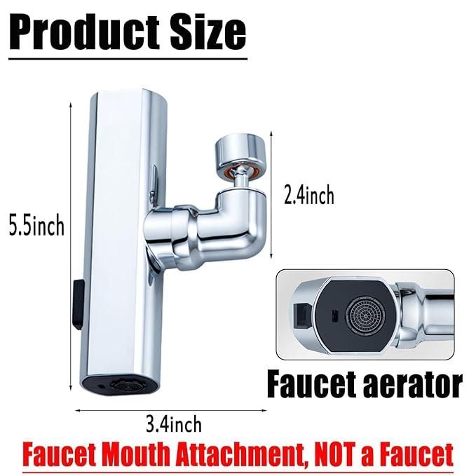 3 in 1 360° kitchen Faucet, Touch Faucet, Extender for Kitchen Sink