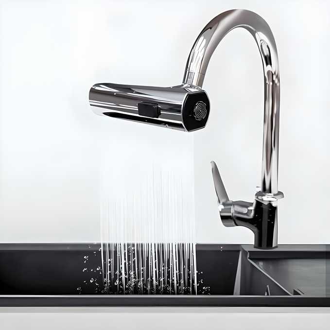 3 in 1 360° kitchen Faucet, Touch Faucet, Extender for Kitchen Sink